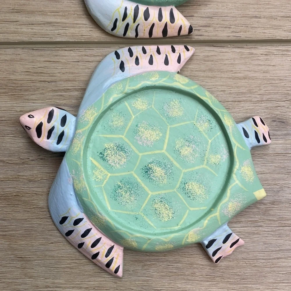 Hand Painted‎ Turtle Coasters